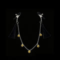 Gothic Tassel Bell Chain Pendant - Clip Attachment - gothic necklace | Blackyyds
