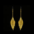 Gothic Tassel Leaf Pendant - Gold-and-Silver Clip Attachment | Blackyyds