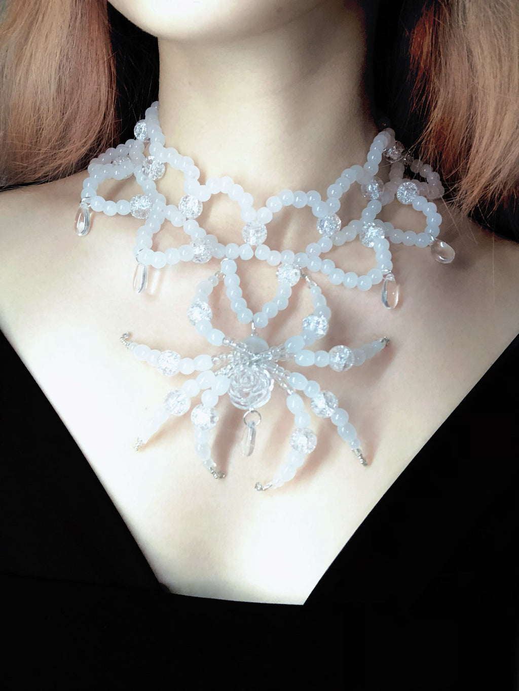 Jade Spirit Necklace Collar Dark Punk Gothic Choker | Blackyyds