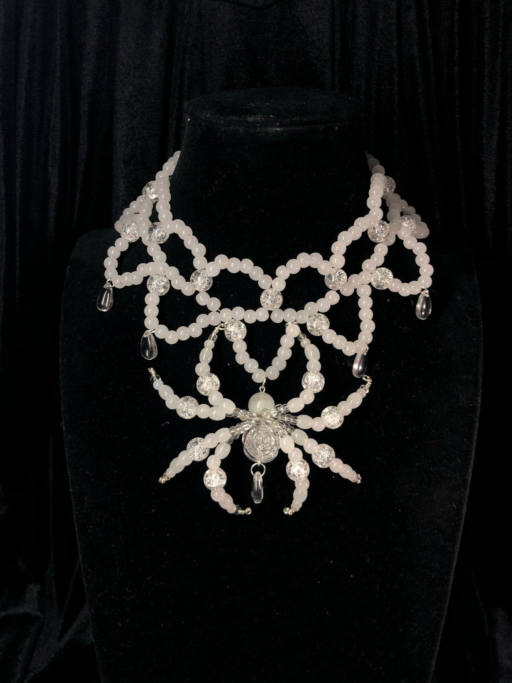 Jade Spirit Necklace Collar Dark Punk Gothic Choker product view 2 | Blackyyds