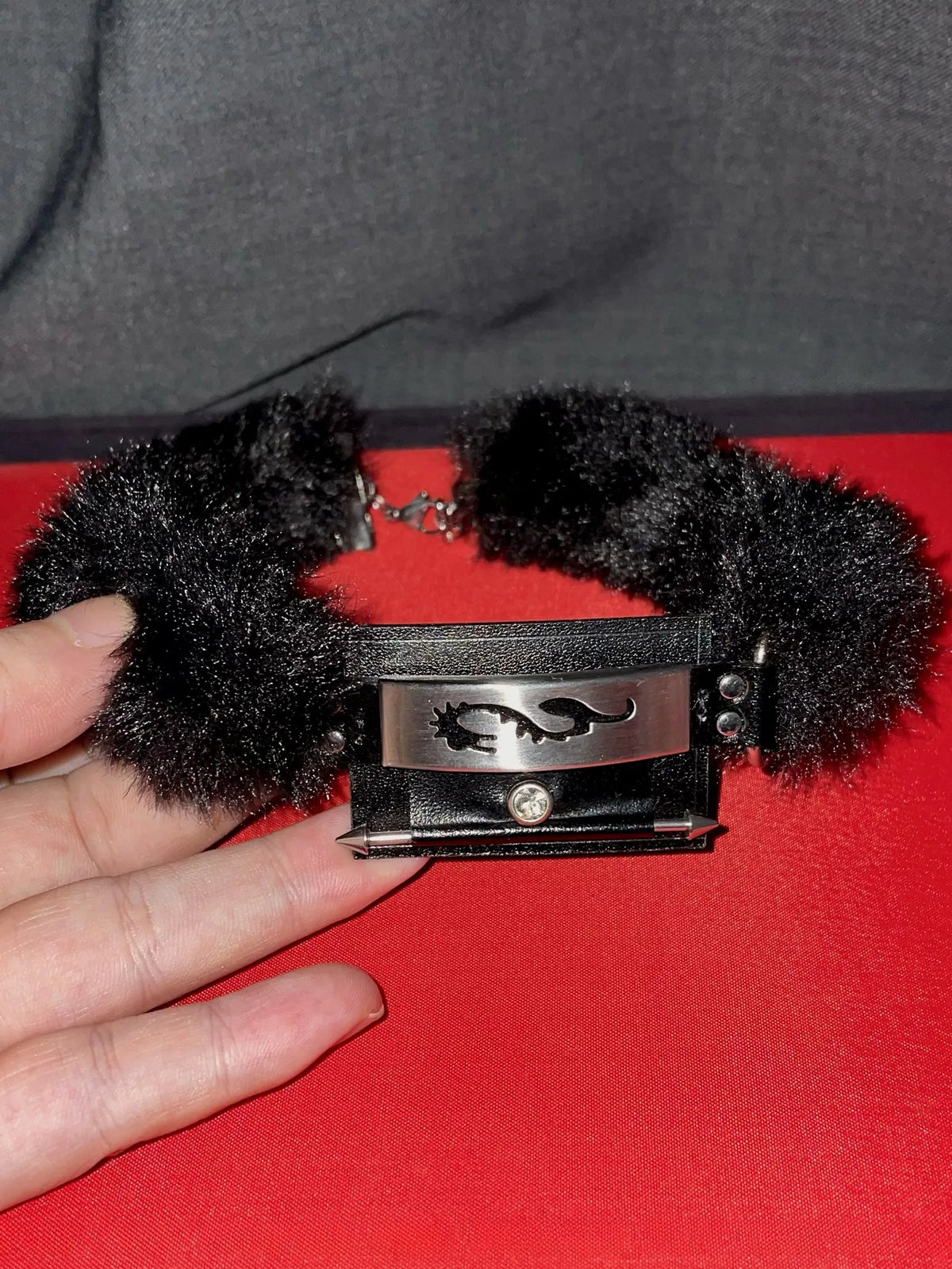 dragon neo chinese choker front view | Blackyyds