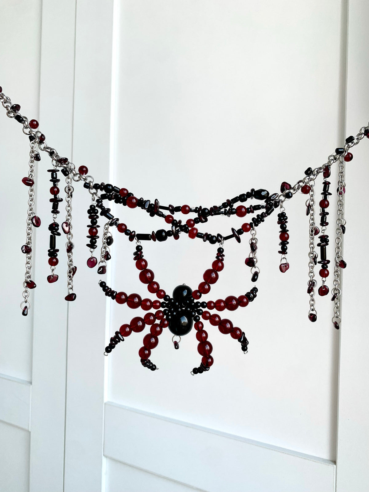 Plasma Spider Necklace Dark Gothic Punk Handmade detail shot | Blackyyds