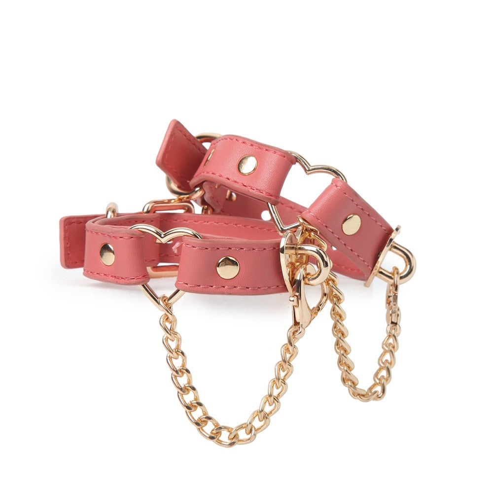 Punk Heart Bracelet Anklet - Pink | Blackyyds