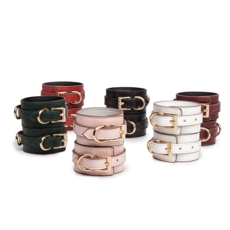 Punk Leather Cuff Bracelet - Multi-Color Cowhide | Blackyyds