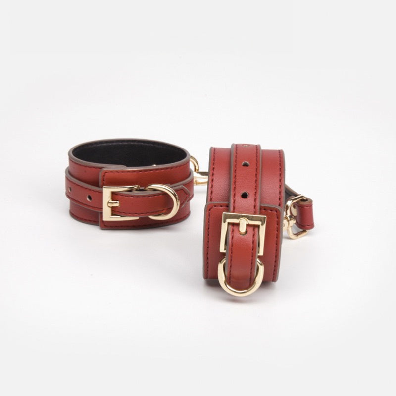 Punk Leather Cuff Bracelet - Multi-Color Cowhide cosplay choker product view 4 | Blackyyds