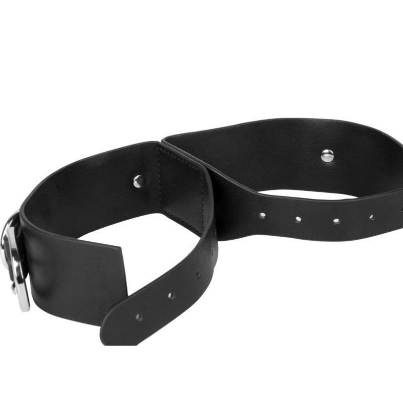 Punk Linked Chain Bracelet - Black studded bracelet product view 2 | Blackyyds
