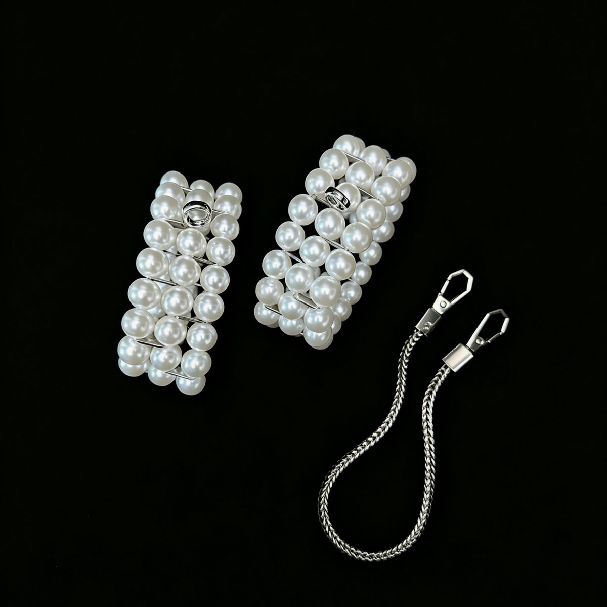 Punk Pearl Bracelet - Pearl angle view | Blackyyds