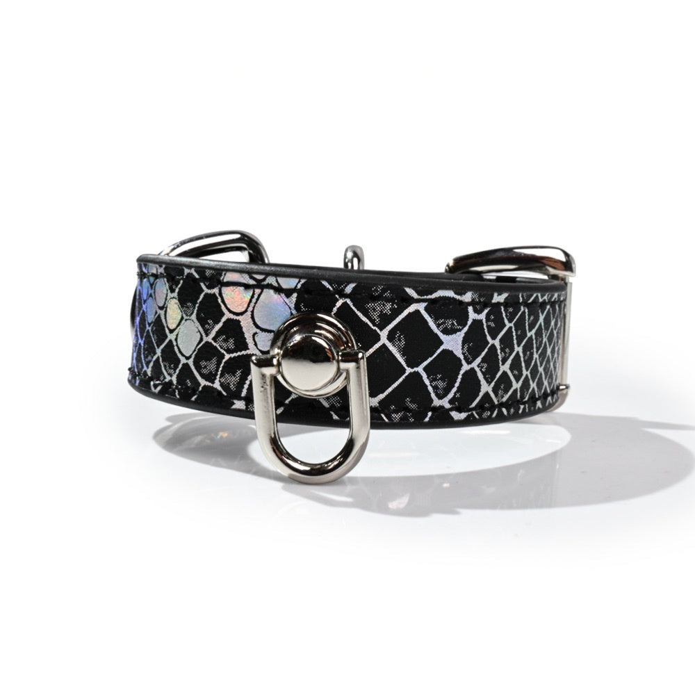 Punk Snakeskin Bracelet - Multicolor studded bracelet product view 2 | Blackyyds