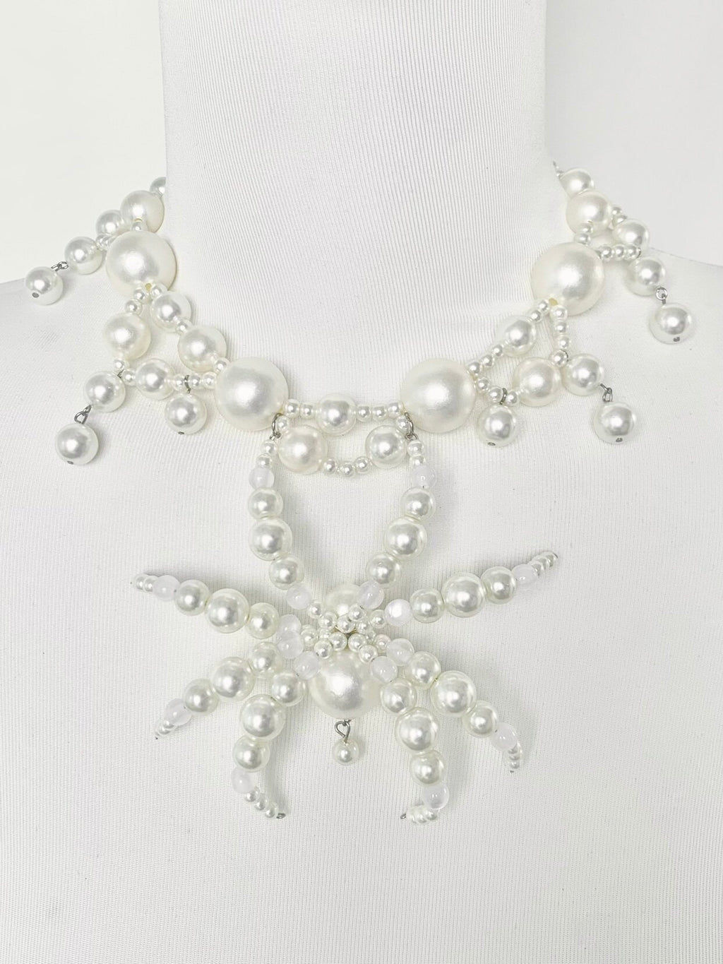 Precious Spider Necklace Dark Gothic Punk Handmade detail shot | Blackyyds