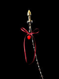 Red Ribbon Heart Pendant Jewel Plug