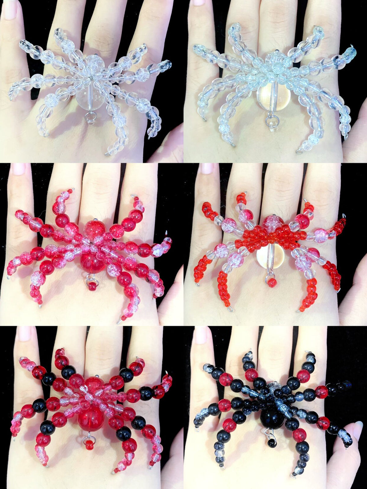 Spider Ring Original Design Handmade angle view | Blackyyds