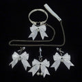 Y2K Bow Palace Bell Choker - Black-and-White | Blackyyds