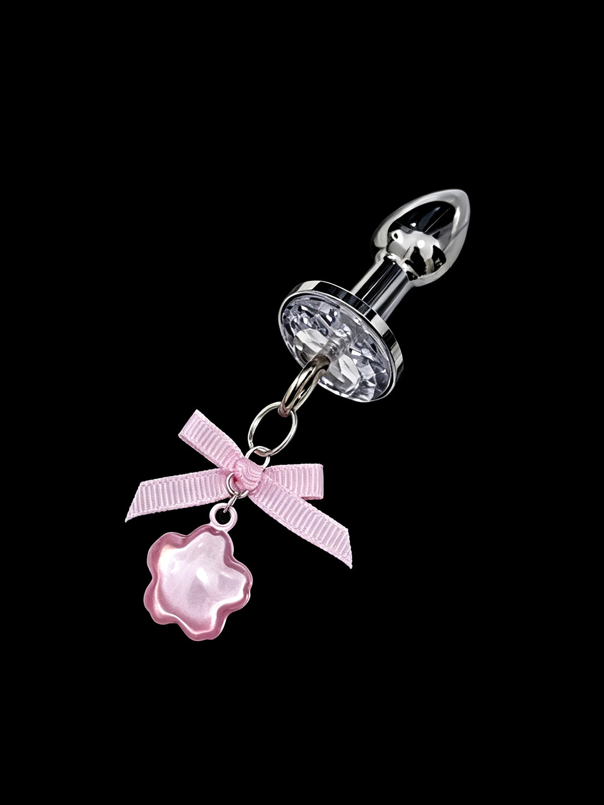 Y2K Cat Choker - Pink with Body Chain product view 3 | Blackyyds