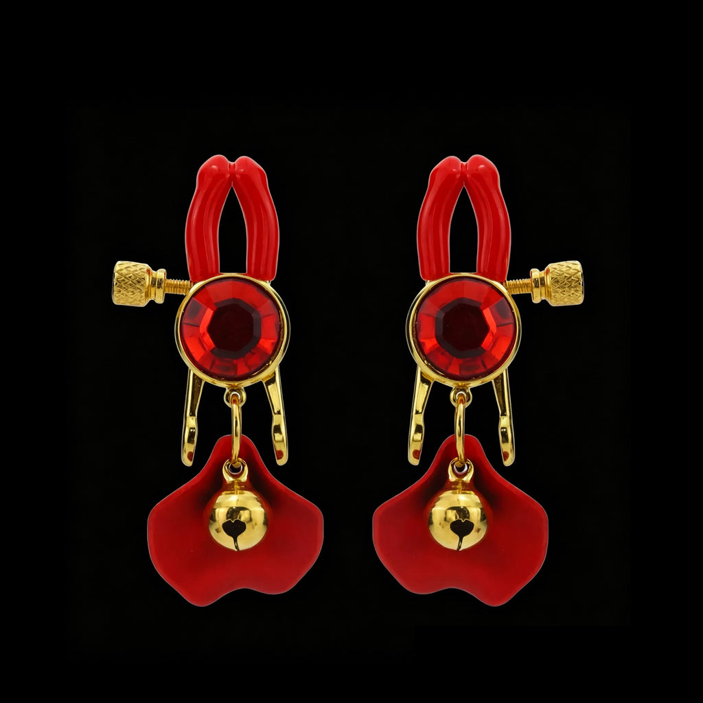 Y2K Petal Bell Pendant - White Clip Attachment y2k jewelry product view 2 | Blackyyds