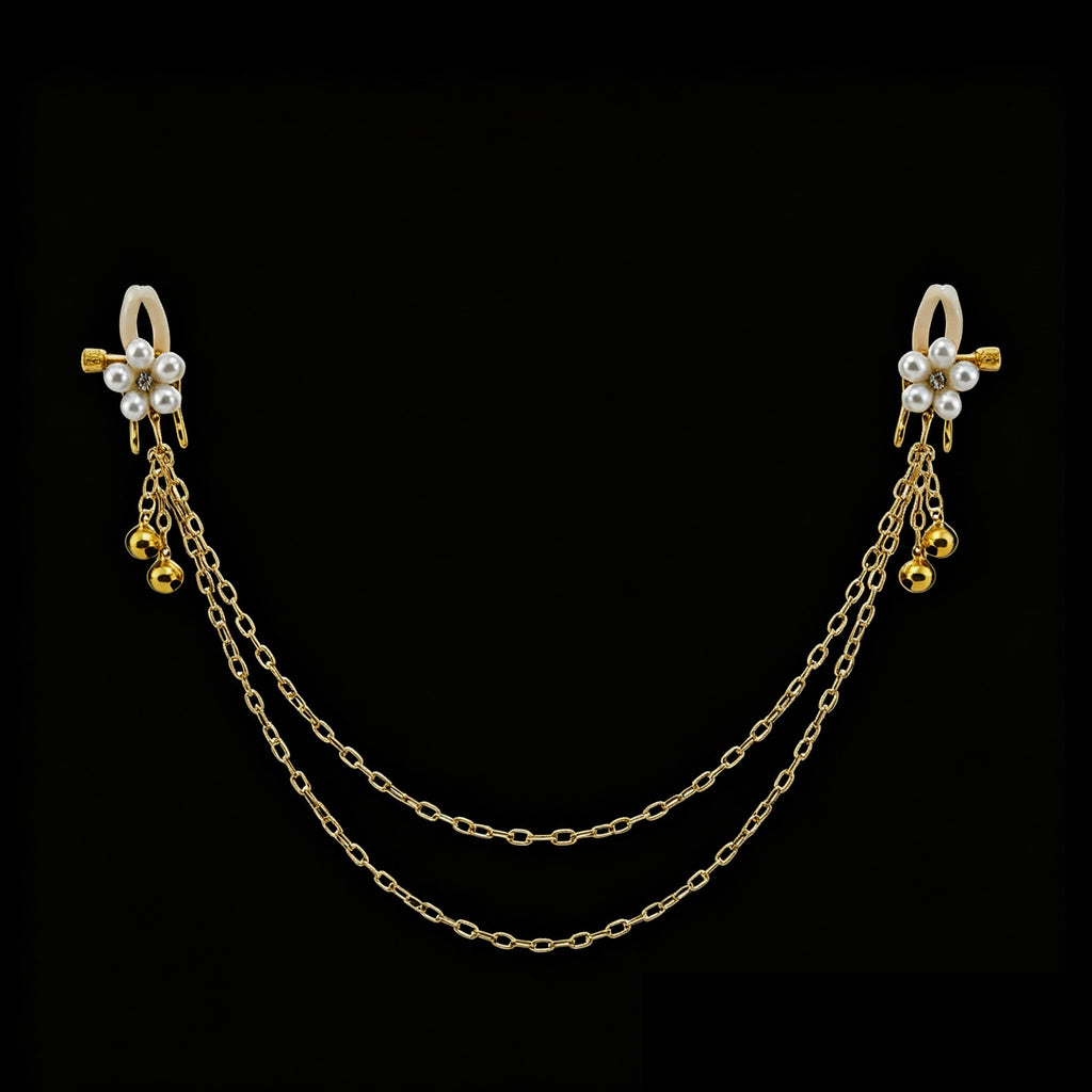 Y2K Petal Bell Pendant - White Clip Attachment product view 3 | Blackyyds