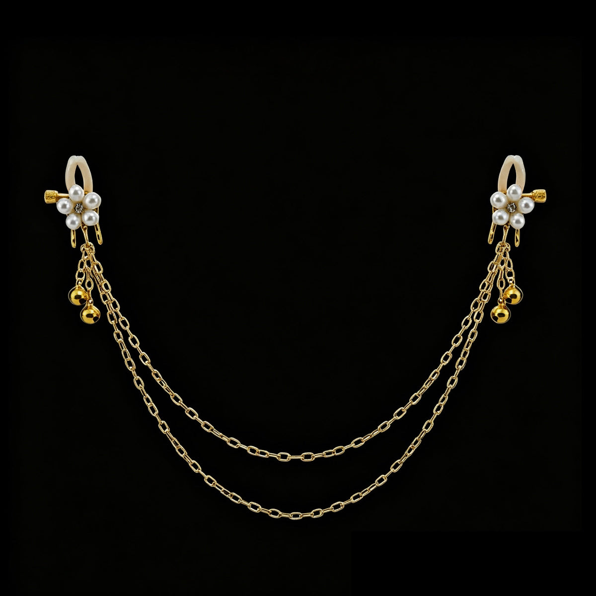 white bell pendant bell detail | Blackyyds